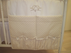 Premi bézs-madárka - Zsebes tároló termék főképe