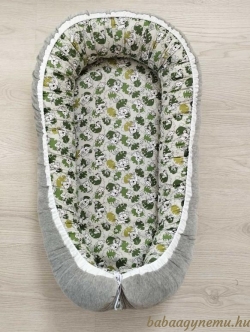 Bamako-szürke plüss- Babafészek termék főképe