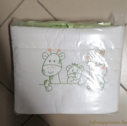 Zöld kockás-szafari - Egyenes fejvédő termék főképe